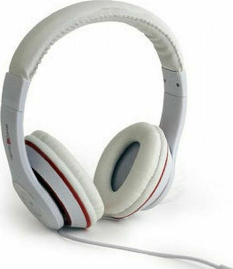 Gembird Los Angeles Wired Over Ear Headphones White