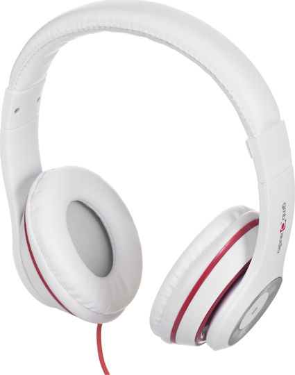 Gembird Los Angeles Wired Over Ear Headphones White