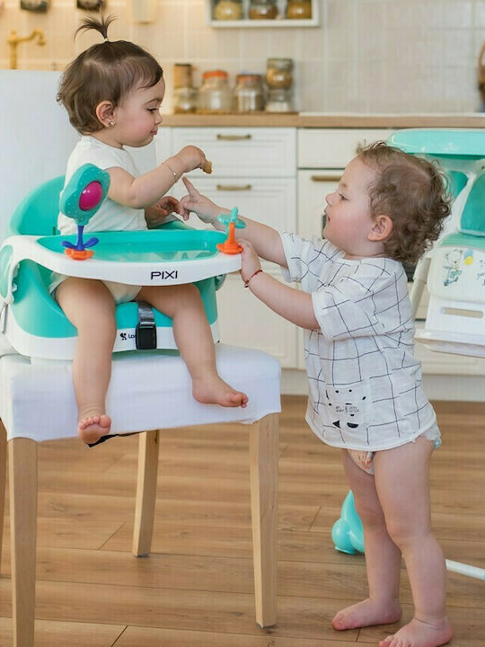 Lorelli Portable Plastic Booster Seat for Chair Pixi Grey & White