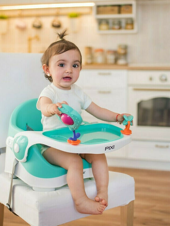 Lorelli Portable Plastic Booster Seat for Chair Pixi Grey & White