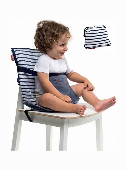 Baby to Love Φορητό Καθισματάκι Φαγητού Υφασμάτινο για Καρέκλα Pocket Chair Denim