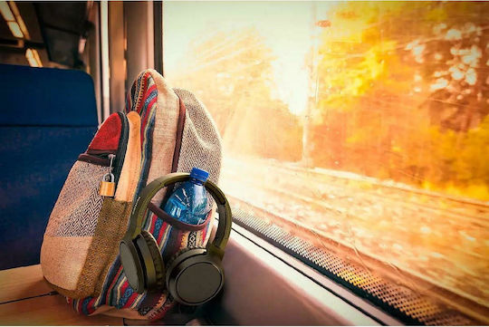 Philips TAH5205BK Wireless / Wired Over Ear Headphones with 29 hours of Operation and Quick Charge Black