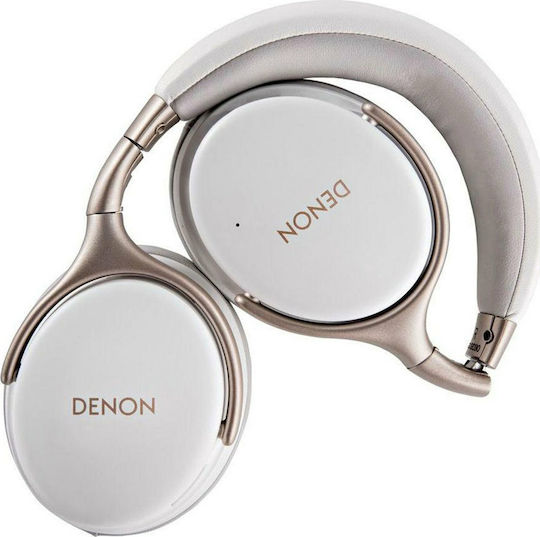 Denon AH-GC30 Wireless / Wired Over Ear Headphones with 20 hours of Operation White