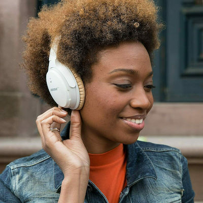 Bose SoundLink Wireless II Over Ear Ακουστικά με 15 ώρες Λειτουργίας και Quick Charge Λευκά