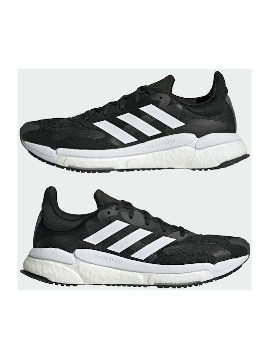 Solarboost 4 Herren Sportschuhe Laufen Core Black / Cloud White / Grey Six