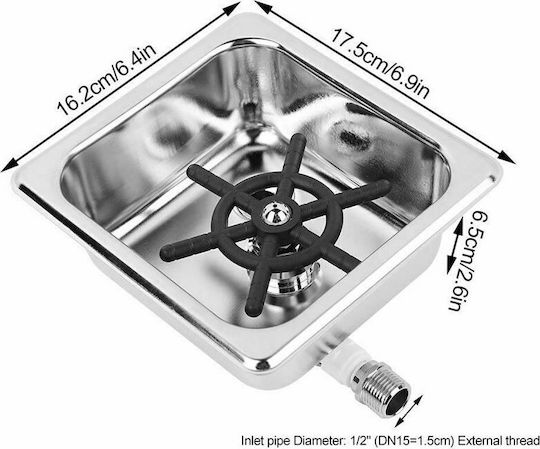 GTSA Металик Изплаквач на кана с размери 16.2x17.6x7см