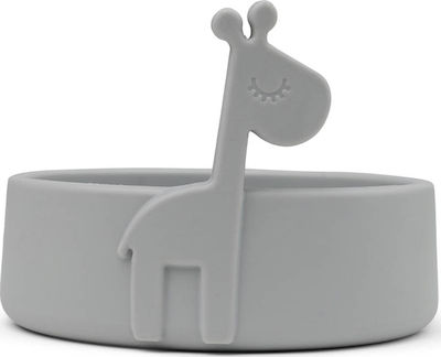 Done by Deer Baby Food Bowl Raffi made of Silicone Gray