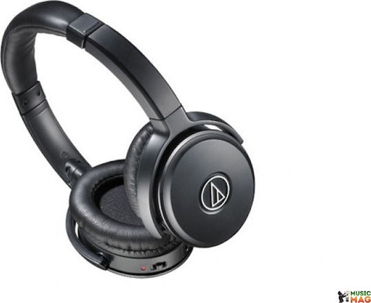 Audio Technica ATH-ANC50iS Wired Over Ear Headphones with 40 hours of Operation Black