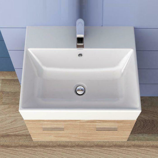 Orabella Amabile 60 Πάγκος με Νιπτήρα Μελαμίνη Μ60xΒ45xΥ50cm Orabella Amabile 60 Πάγκος με Νιπτήρα Μελαμίνη Μ60xΒ45xΥ50cm