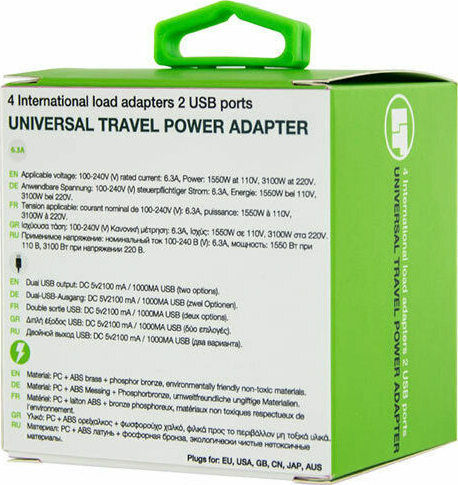 Lamtech Steckdosenadapter von Universal zu Universal