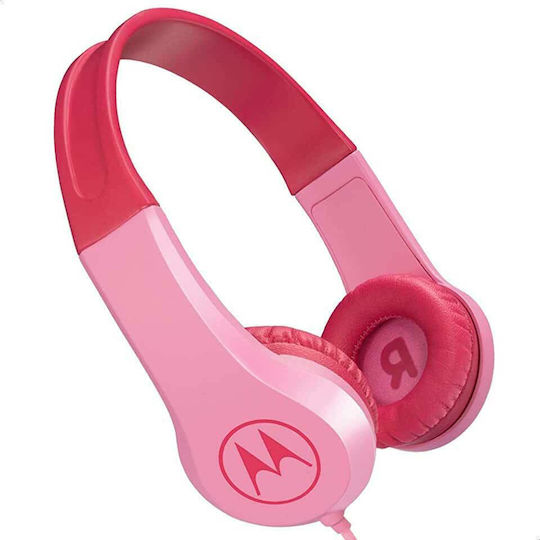 Motorola Squads 200 Ενσύρματα Παιδικά On Ear Ακουστικά Ροζ