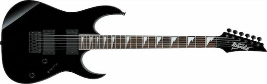 Ibanez GRG121DX Electric Guitar Stratocaster with HH Pickup Configuration Black Flat