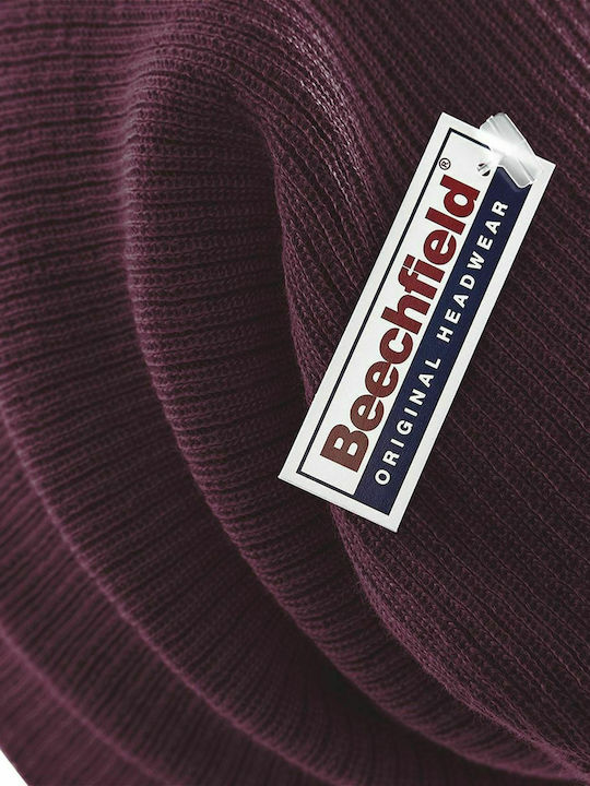 Slouch B461 Γυναικείος Beanie Σκούφος Burgundy