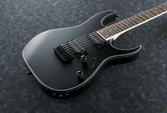 Ibanez RG421EX BKF Electric Guitar Stratocaster with HH Pickup Configuration Black Flat