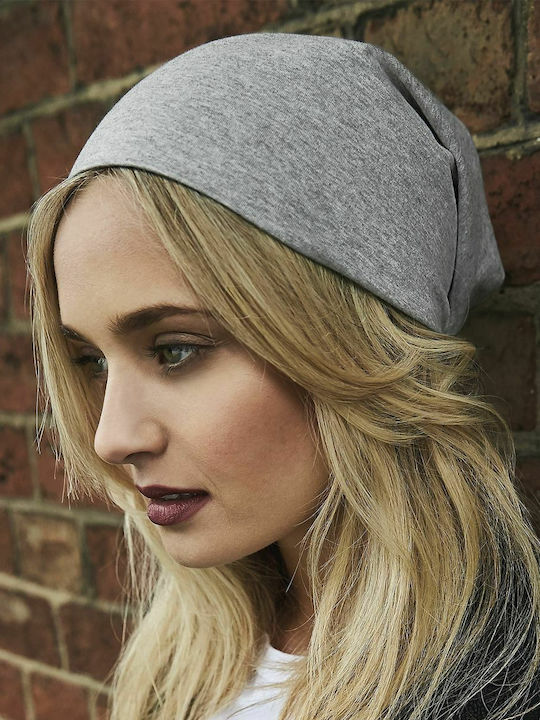 B368 Γυναικείος Beanie Σκούφος Heather Grey