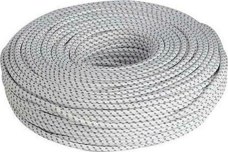 Eurolamp Power Cord with Diameter 3x0.75mm² in White Color 1m 1pcs