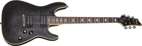Schecter Omen Extreme-6 Ηλεκτρική Κιθάρα ST Style με HH Διάταξη Μαγνητών See-Through Black