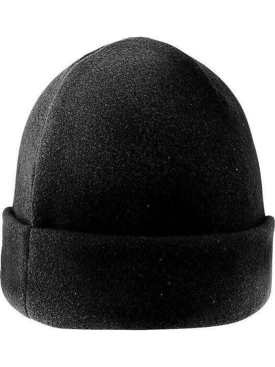 Serpico Beanie Unisex Fleece Beanie in Schwarz Farbe