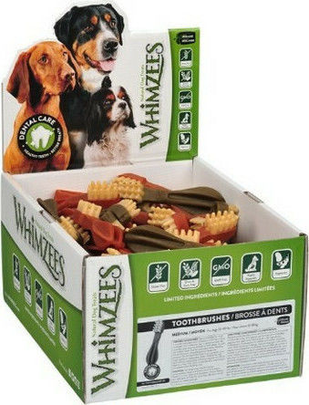 Whimzees Toothbrush Star Medium Λιχουδιά για Σκύλους κατά της Πέτρας & Πλάκας