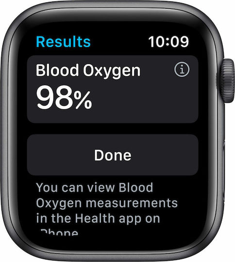 Apple Watch Series 6 Nike Aluminium 44mm Wasserdicht mit Pulsmesser (Black)