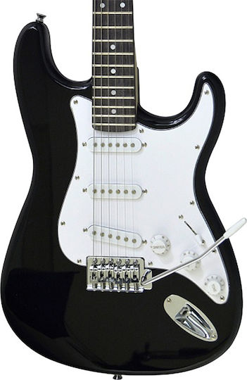Jacky Jackson JJ Last32 Strat Chitară Electrică Stratocaster cu SSS Configurație Doze Negru