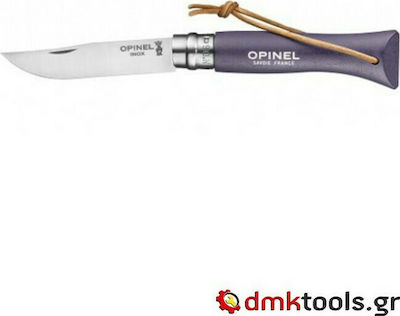 Opinel Baroudeur No.6 Джобен нож Сив с острие от Inox