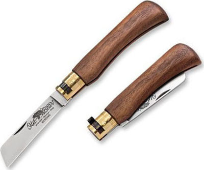 Antonini Old Bear Biltong Pocket Knife Brown with Blade made of Stainless Steel