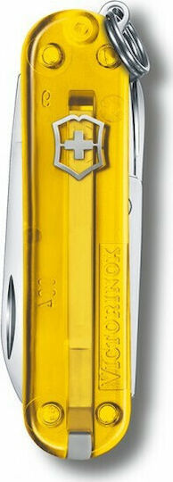 Victorinox Classic SD Швейцарско ножче Жълт