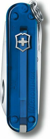 Victorinox Classic SD Швейцарско Армейско Ножче 6 Инструмента Дийп Оушън