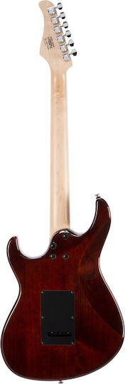 Cort G-280 Select Elektrische Gitarre Stratocaster mit HSS Tonabnehmerkonfiguration Amber