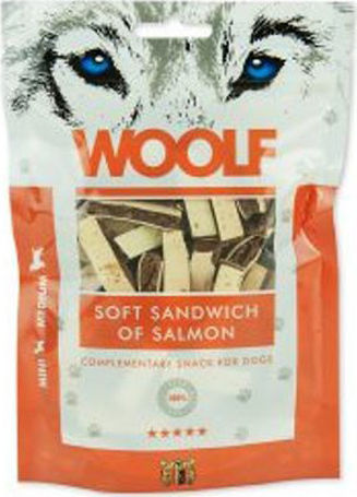 Woolf Snacks Dog Treat Grain & Gluten Free with Salmon 100gr 49004