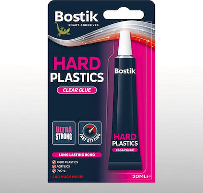 Bostik Κόλλα Gel Στιγμής Hard Plastics Clear Glue V.578308.0002 20ml