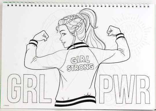 Gim Drawing Pad Barbie 1pcs