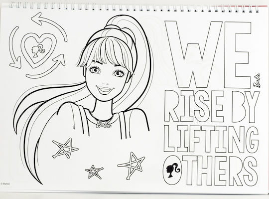 Gim Drawing Pad Barbie 1pcs