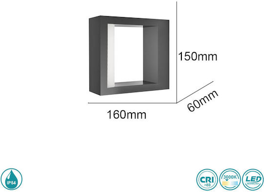 SoleLuce Стенен Външен Плафон LED IP54