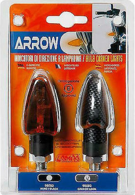Lampa Arrow Carbon Φλας 2τμχ