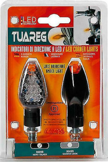 Lampa Φλας Μοτοσυκλέτας LED 2τμχ