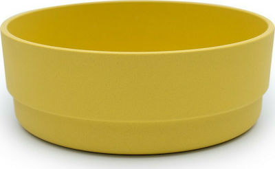 Bobo & boo Baby Food Bowl Παιδικό Μπολ από Φυτικές Ίνες made of Bamboo Yellow