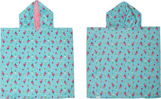 Flapjackkids Unicorn/Tropical Kids Beach Poncho Unicorns Reversible 61 x 61cm
