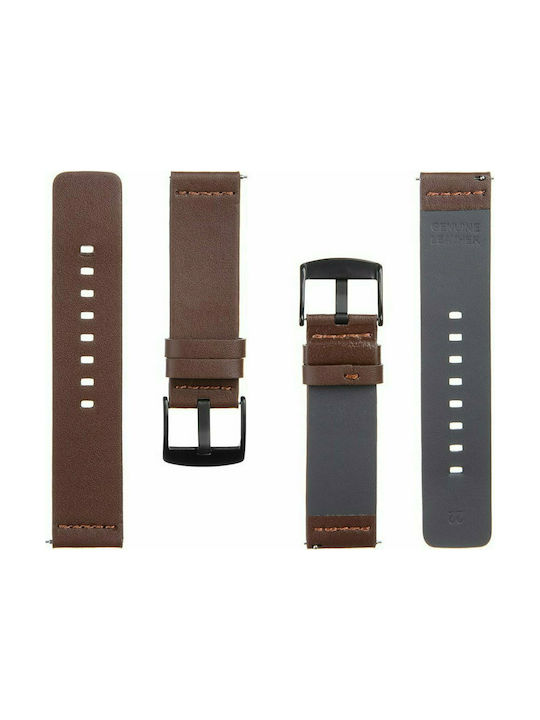 Handodo Strap Synthetic Leather Brown (Huawei Watch GT/GT Pro 2/3/4/5 / Ultimate 46mm)