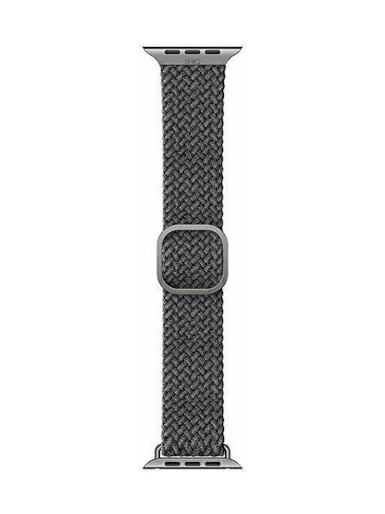 Uniq Aspen Braided Λουράκι Υφασμάτινο Granite Grey (Apple Watch 38/40/41mm)