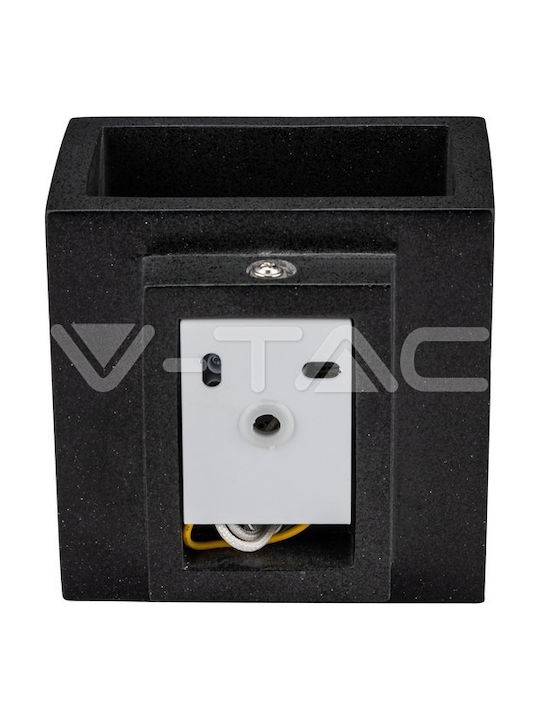 V-TAC Modern Lamp Wall with Socket G9 Gray 12x12x10cm