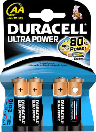 Duracell Ultra Power Αλκαλικές Μπαταρίες AA 1.5V 4τμχ