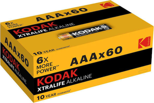 Kodak Xtralife Алкални Батерии AAA 1.5V 60бр