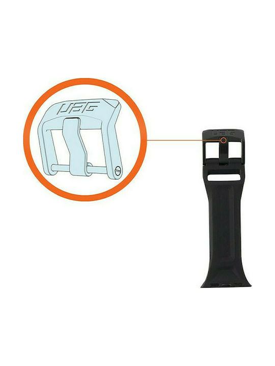 UAG Scout Λουράκι Σιλικόνης Μαύρο (Apple (Apple Watch 38/40/41mm)