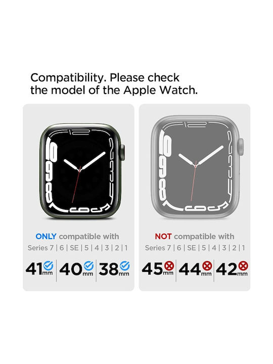 Spigen Fit Lite Curea Tesatura Kaki (Apple Watch 38/40/41mm) AMP02292