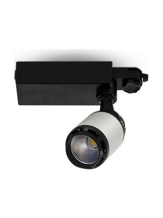 V-TAC Single LED Cool White Spot in Black Color