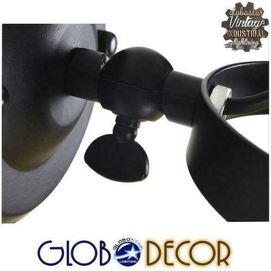 GloboStar Industrial Cannes Spot with 4 Lights and with Socket E27 in Black Color