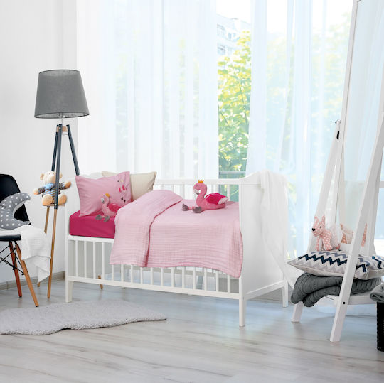 Das Home Cotton Baby Quilt Relax 6477 80x110cm Pink