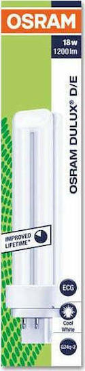 Ledvance Dulux-D/E Fluorescent Lamp for Socket G24Q 18W